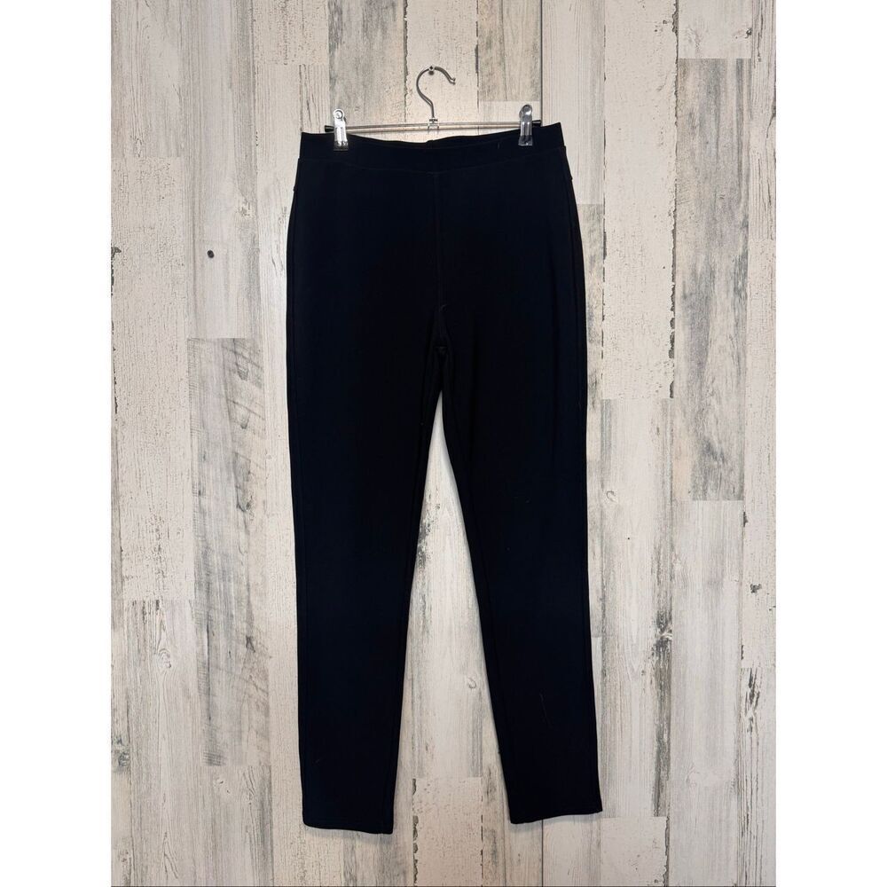 Black Stretch Dress Pants Women’s Plus Size 1XL 2XL Pull On Slim Fit Work Leggin